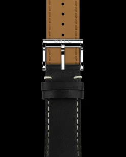 Ball Watch Accessories<Black calf leather 21mm