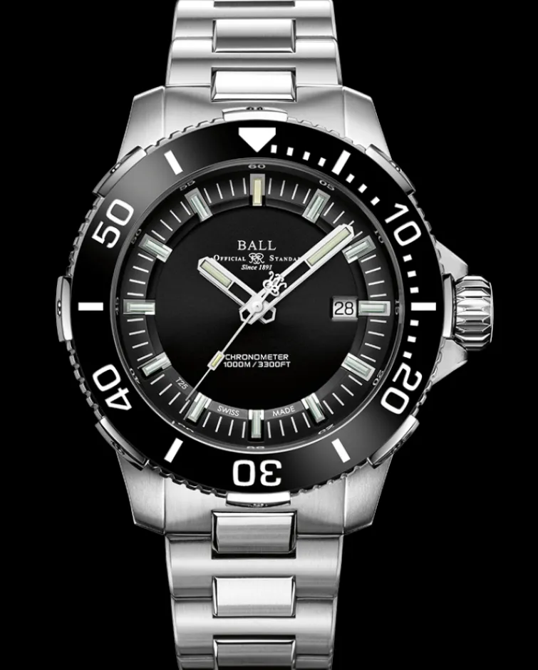Ball Watch Engineer Hydrocarbon<Engineer Hydrocarbon DeepQUEST Ceramic BLACK