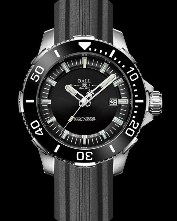 Ball Watch Engineer Hydrocarbon<Engineer Hydrocarbon DeepQUEST Ceramic BLACK