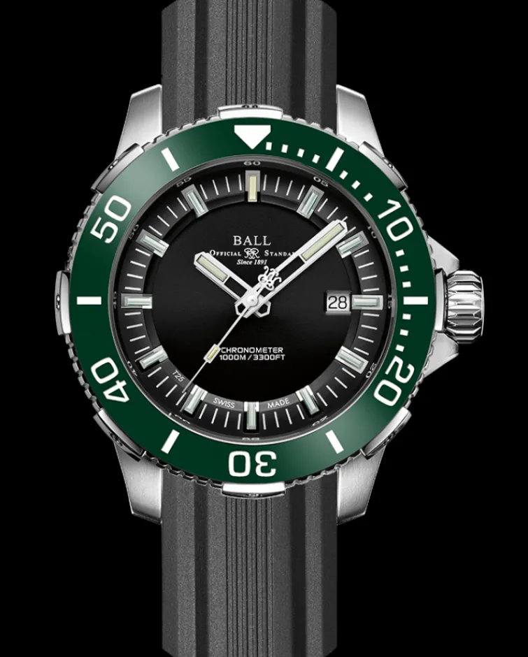 Ball Watch Engineer Hydrocarbon<Engineer Hydrocarbon DeepQUEST Ceramic BLACK