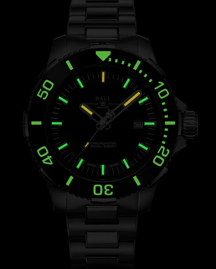 Ball Watch Engineer Hydrocarbon<Engineer Hydrocarbon DeepQUEST Ceramic BLACK