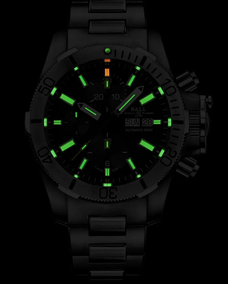 Ball Watch Engineer Hydrocarbon<Engineer Hydrocarbon Submarine Warfare Chronograph (42mm) BLACK