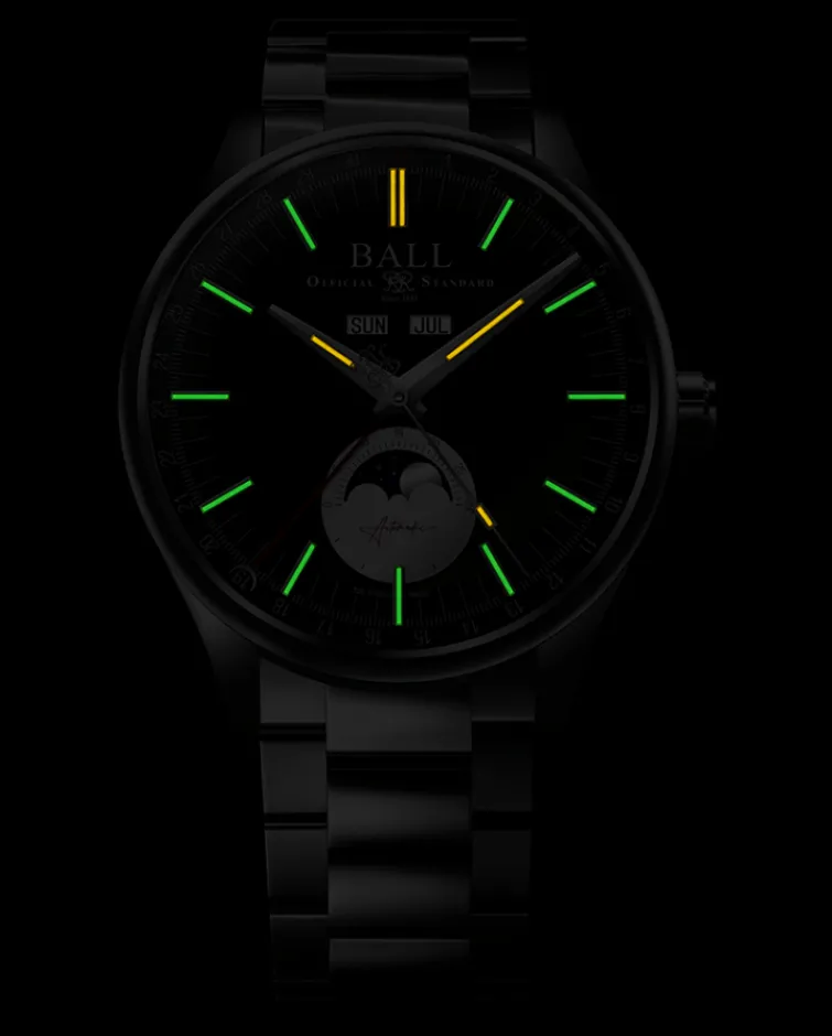 Ball Watch Engineer Ii<Engineer II Moon Calendar (40mm) Black