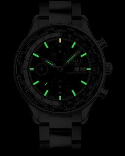 Ball Watch Engineer Ii<Engineer II Navigator World Time Chronograph BLACK