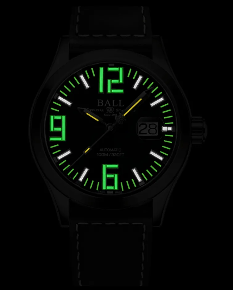 Ball Watch Engineer Iii<Engineer III Dreamer TiC (43mm) BLACKLEATHER