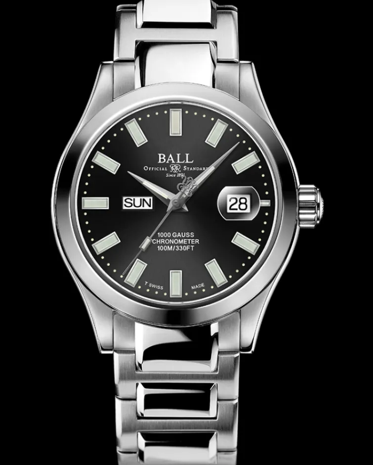 Ball Watch Engineer Iii<Engineer III Marvelight Chronometer Day-Date (40mm) BLACK