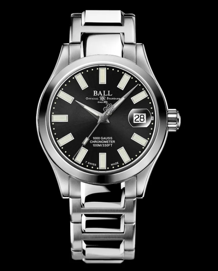 Ball Watch Engineer Iii<Engineer III Marvelight Chronometer (36mm) BLACK