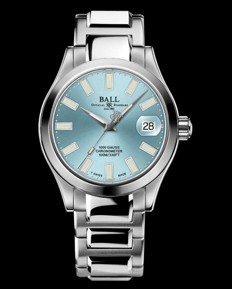 Ball Watch Engineer Iii<Engineer III Marvelight Chronometer (36mm) ICEBLUE