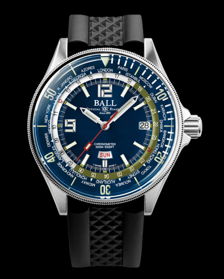 Ball Watch Engineer Master Ii<Engineer Master II Diver Worldtime (42mm)