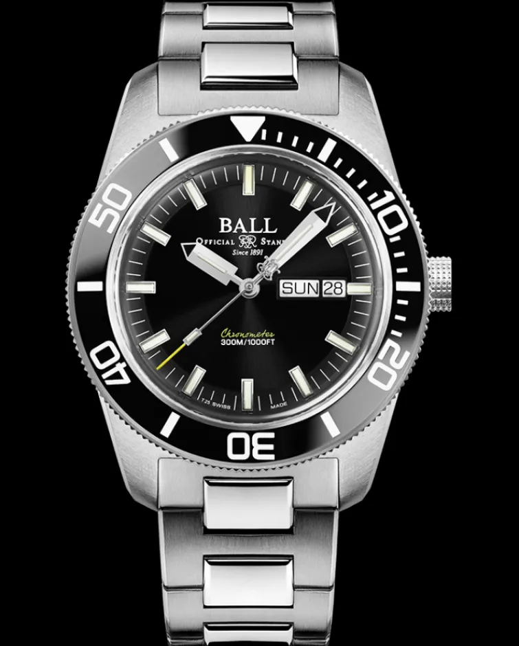 Ball Watch Engineer Master Ii<Engineer Master II Skindiver Heritage (42mm) BLACK