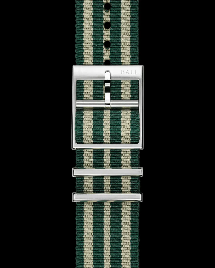 Ball Watch Accessories<Green Nato 20mm