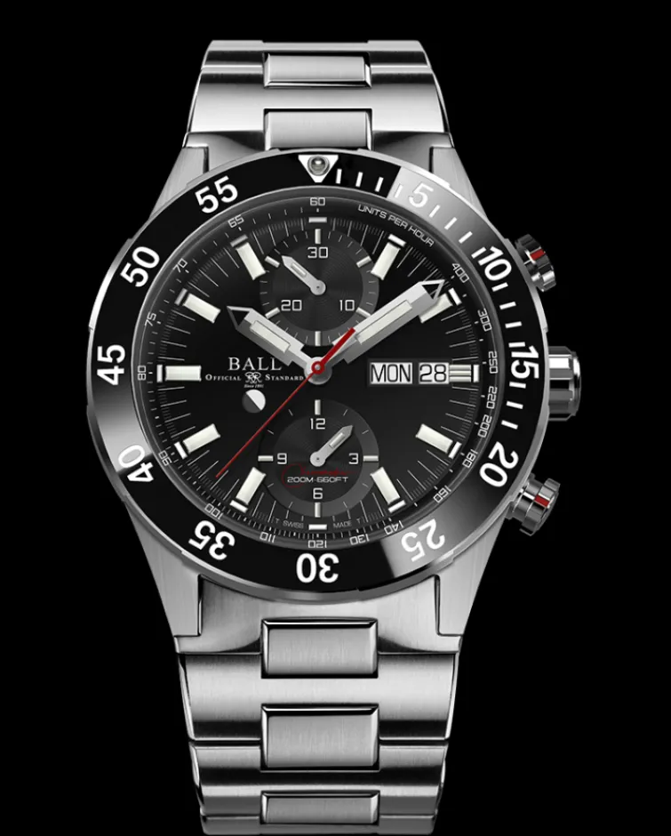 Ball Watch Roadmaster<Roadmaster Chronograph No. 999 BLACK