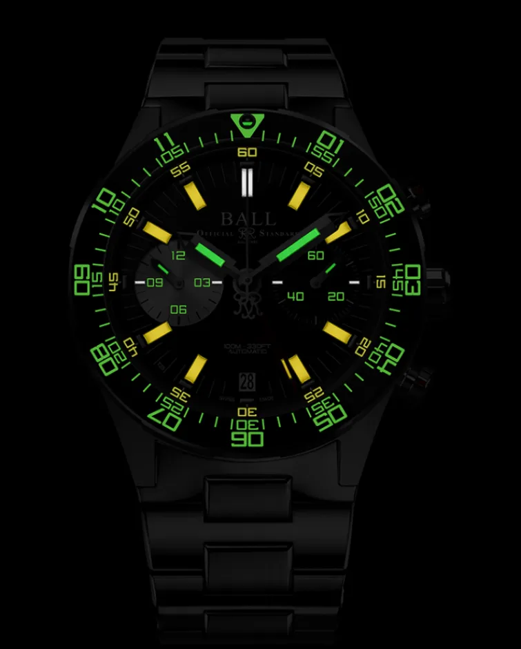 Ball Watch Roadmaster<Roadmaster M Chronograph (41mm) BLACK