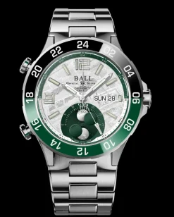 Ball Watch Roadmaster<Roadmaster Marine GMT Moon Phase (42mm) METEORITE