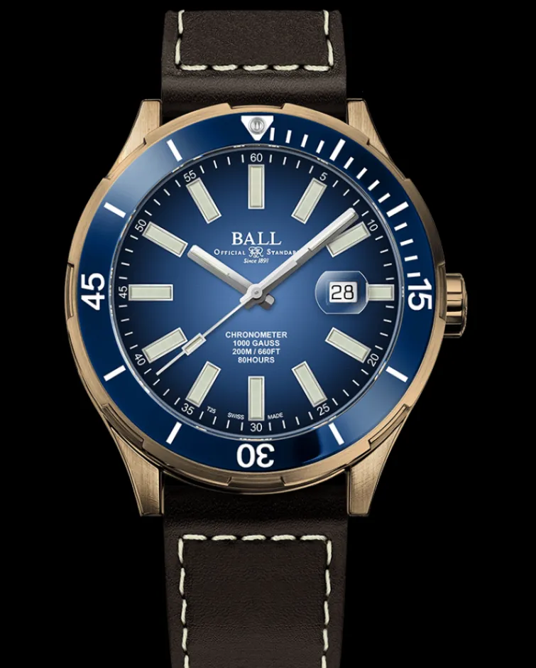 Ball Watch Roadmaster<Roadmaster Marvelight Bronze (43mm RRM 7309-C) BLUE