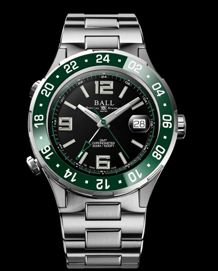 Ball Watch Roadmaster<Roadmaster Pilot GMT (40mm) BLACK