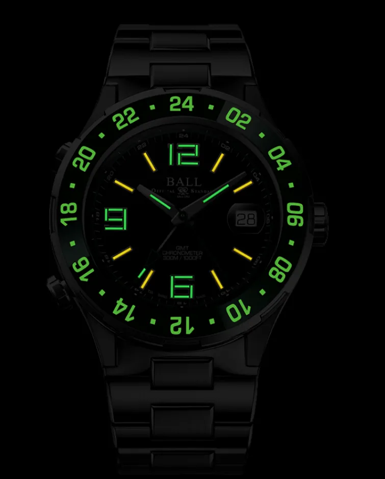 Ball Watch Roadmaster<Roadmaster Pilot GMT (40mm) BLACK