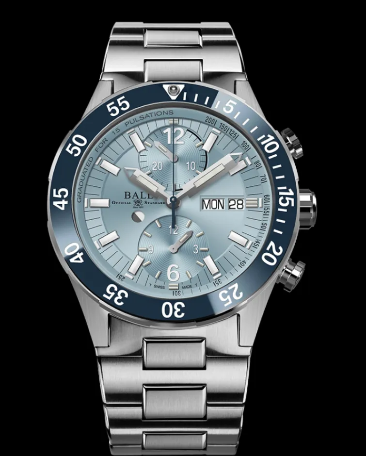 Ball Watch Roadmaster<Roadmaster Rescue Chronograph (42mm) ICEBLUE