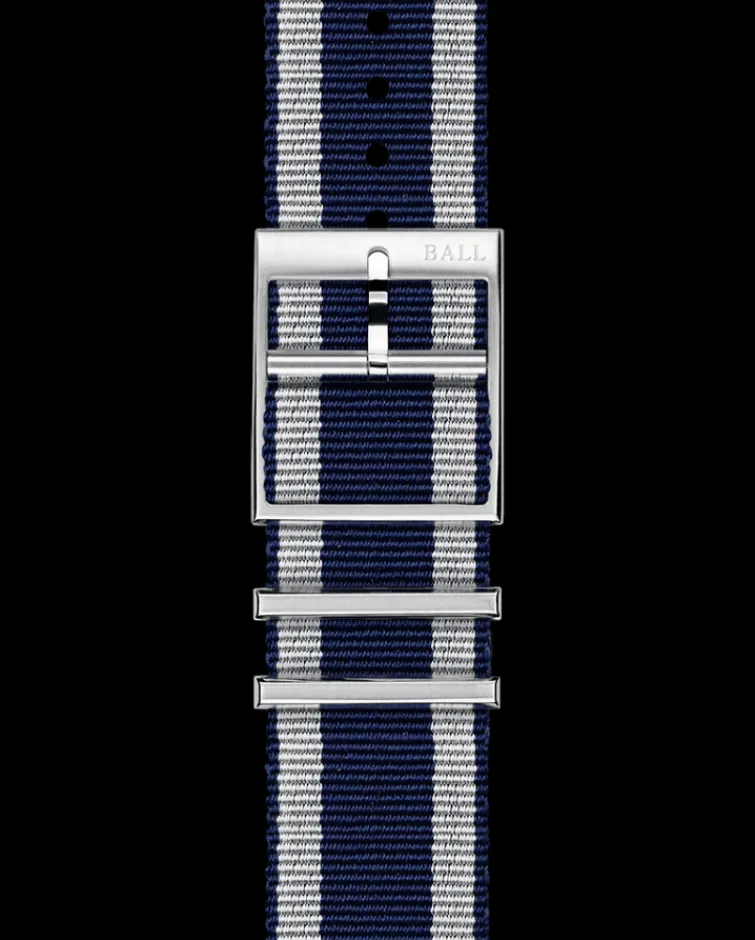 Ball Watch Accessories<Textile Blue Nato 20mm