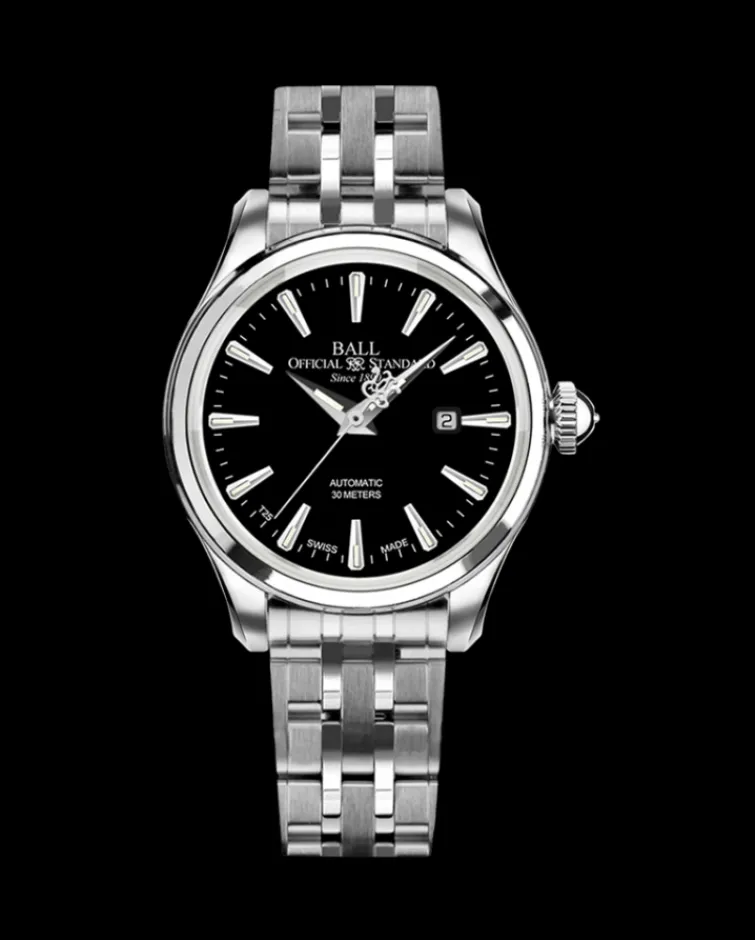 Ball Watch Trainmaster<Trainmaser Eternity Ladies (31mm) BLACK