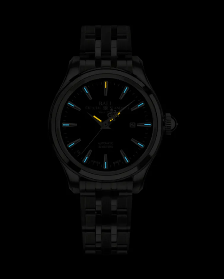 Ball Watch Trainmaster<Trainmaser Eternity Ladies (31mm) BLACK