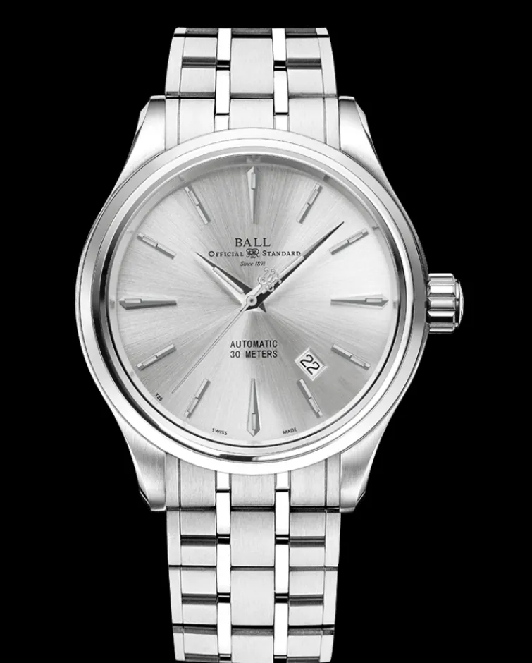 Ball Watch Trainmaster<Trainmaster Legend SILVER