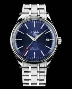Ball Watch Trainmaster<Trainmaster Manufacture 80 Hours BLUE