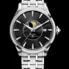 Ball Watch Trainmaster<Trainmaster Moon Phase BLACK