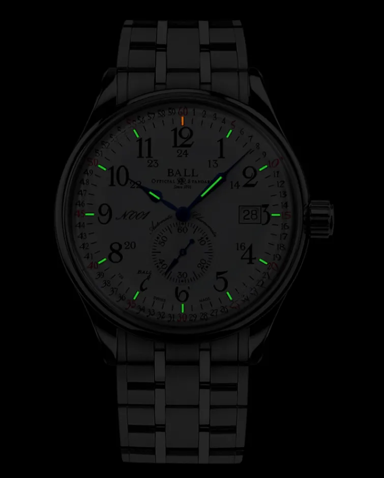 Ball Watch Trainmaster<Trainmaster Railroad Standard 130 Years (40mm) StainlessSteel